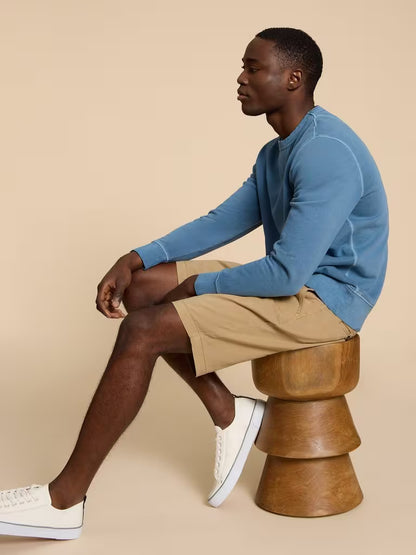 White Stuff Sutton Organic Chino Shorts Light Natural