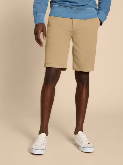 White Stuff Sutton Organic Chino Shorts Light Natural