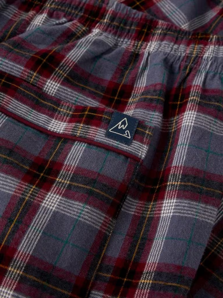 White Stuff Wells Check PJ Bottom Plum Multi