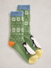 White Stuff Fluffy Penguin Cabin Socks