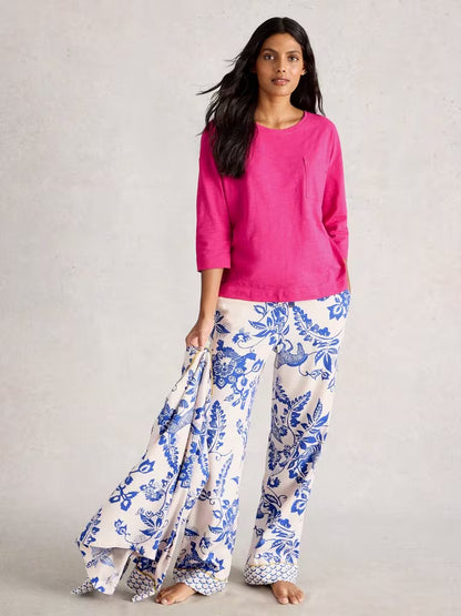 White Stuff Mia Boxy Tee Bright Pink