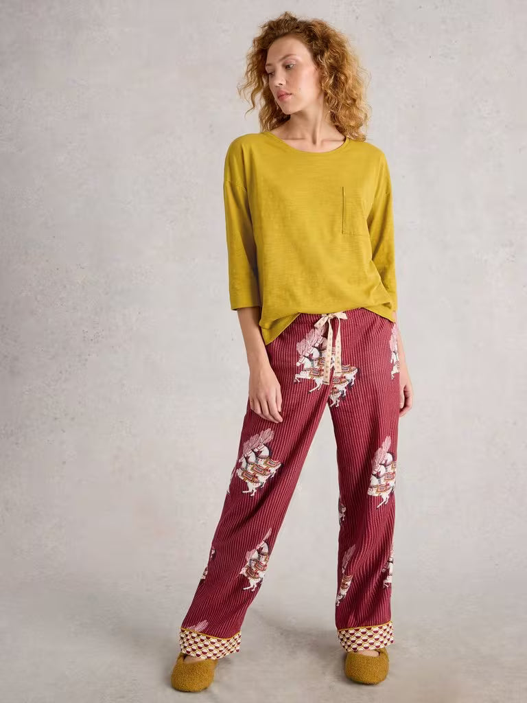 White Stuff Mia Boxy Tee Mid Chartreuse