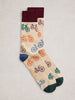 White Stuff Novelty Ankle Socks Natural