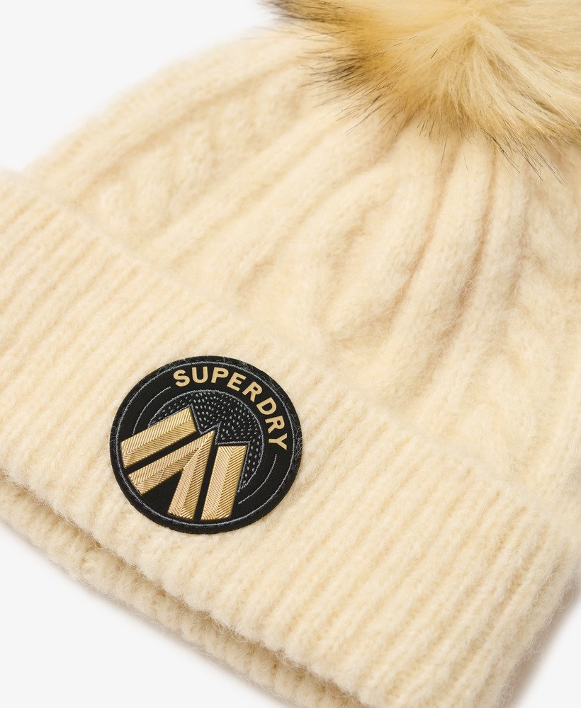 Superdry Cable Luxe Knit Beanie Hat