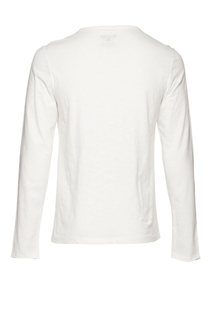 Blend Long Sleeved Nicolai T-Shirt White