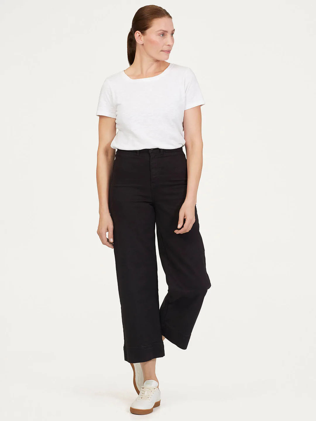 Thought Organic Cotton Culottes Black - Size: 18