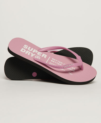 Superdry Vegan Flip Flops Roseate Pink A Brilliant Disguse – A