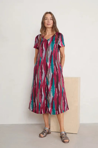 Seasalt Graceful Dive Dress Kelp Collage Dulse A Brilliant Disguise