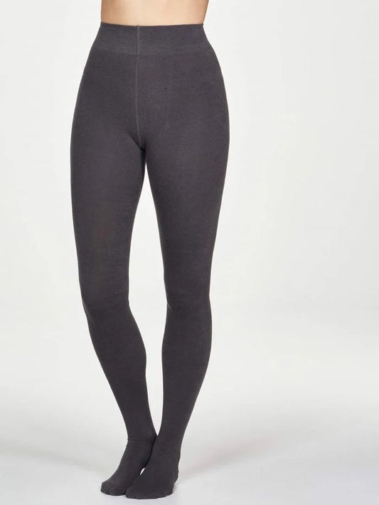 Womens Tights Thought Tights Thought Elgin Thought Bamboo Tights Graphite Grey 