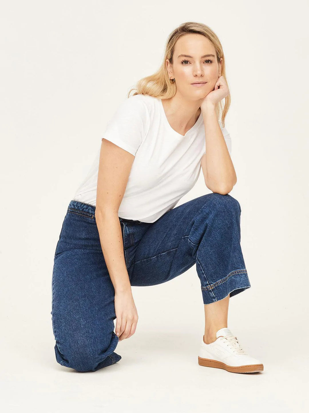 Buy online Blue Denim Solid Culottes from Capris & Leggings for Women by De  Moza for ₹1499 at 0% off | 2024 Limeroad.com