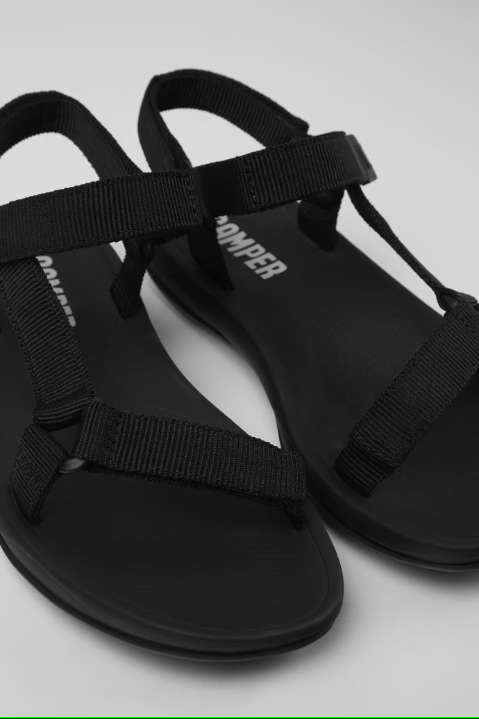 Camper Match Black Sandals