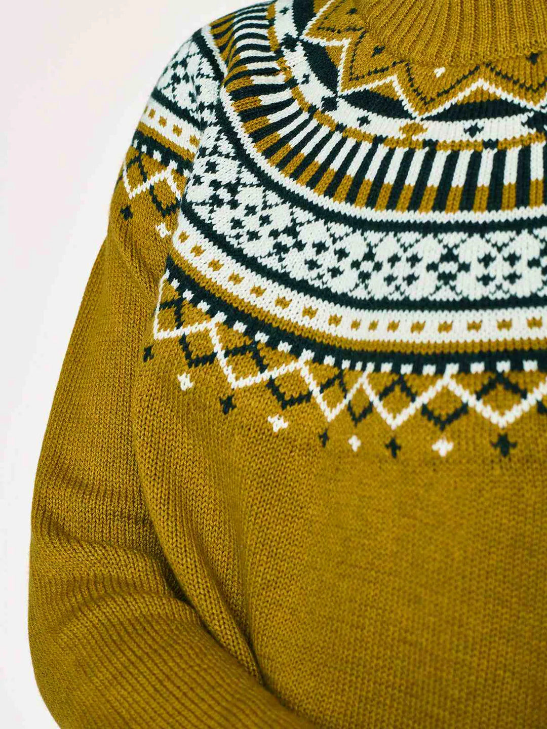 Cotton fairisle outlet jumper