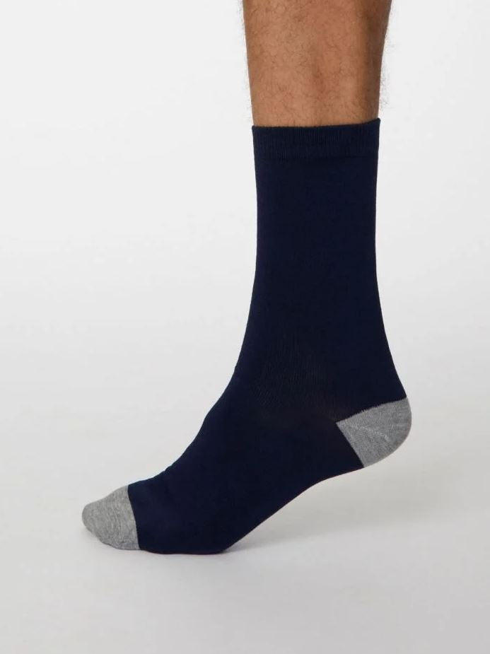 Thought Solid Jack Bamboo Socks Navy