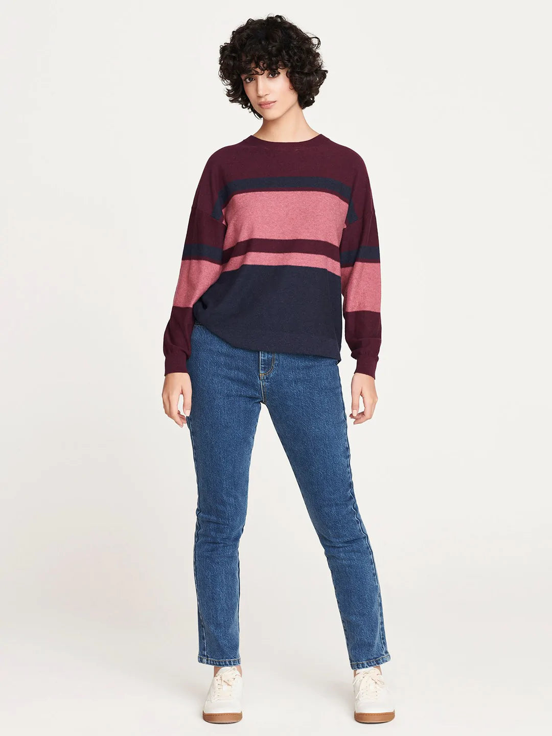Thought Rae Organic Cotton Stripe Jumper - Size: 18