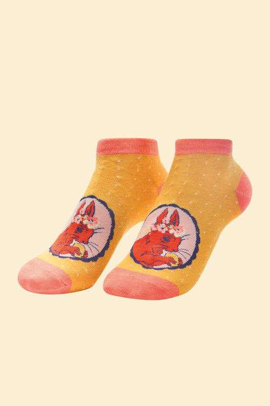 Powder Squirrel Cameo Trainer Socks. Powder Trainer Socks. Powder Socks Sale. Powder Socks UK. Powder Socks stockists near me