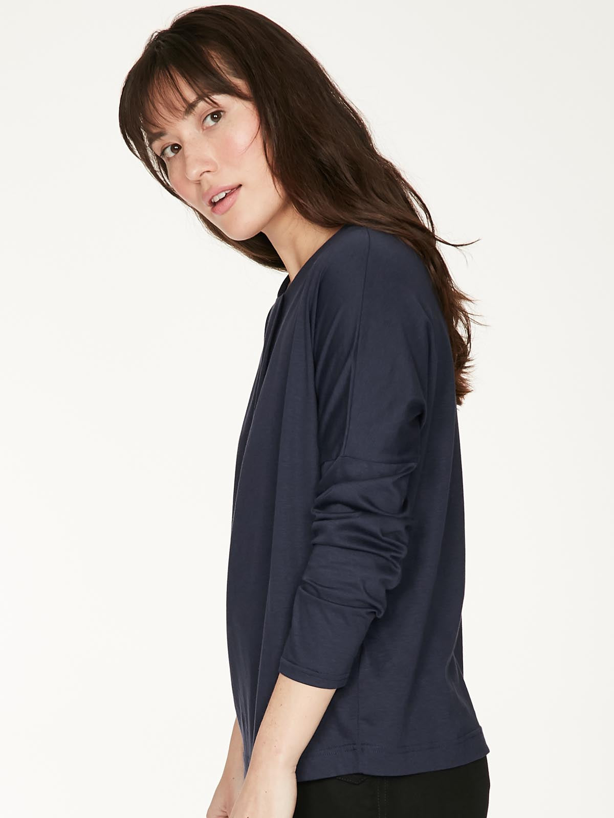 Thought Twist Top Navy A Brilliant Disguise