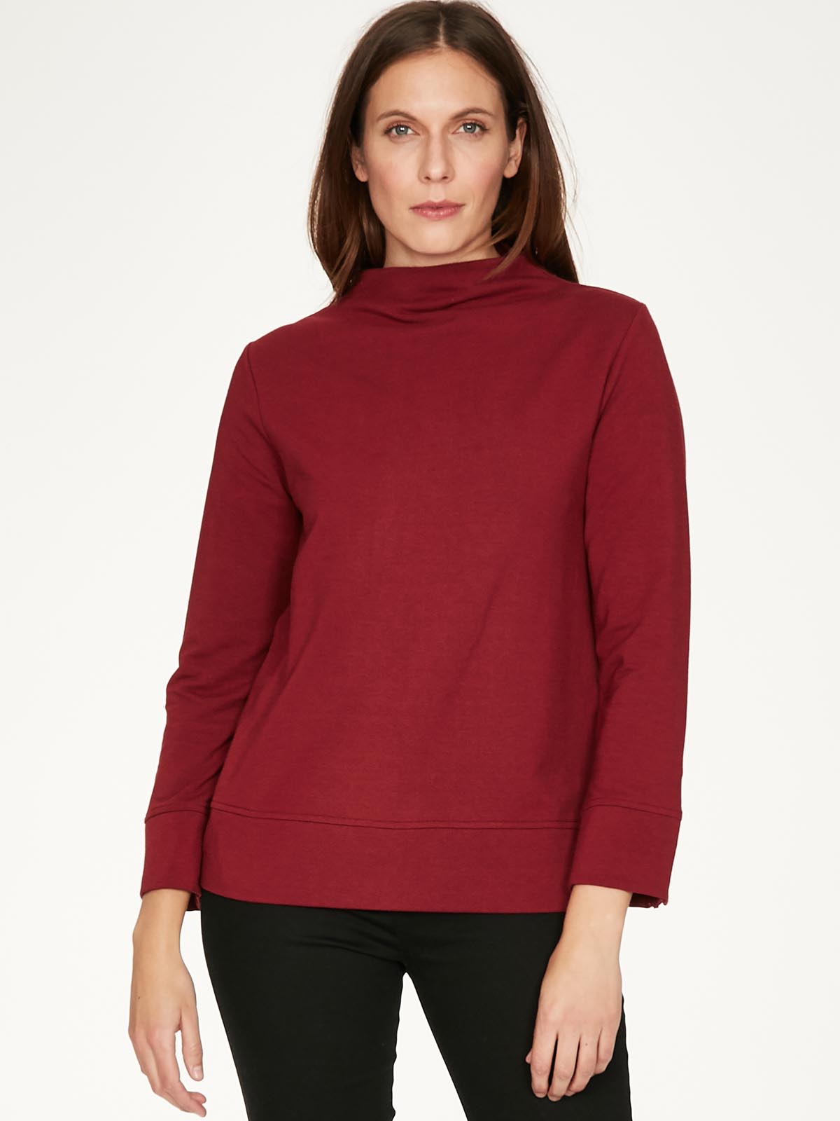 Thought Long Sleeve Top Red A Brilliant Disguise