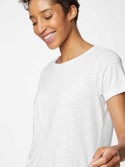 Thought Fairtrade Organic Cotton Organic Tee White - Size: 14